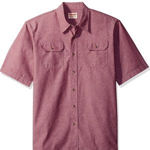 Wrangler Authentics Men Short Sleeve Twill Shirt